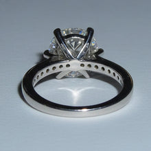 Real 5 Carats Natural Earth Mined Diamond Engagement Ring And Band Set White Gold 14K