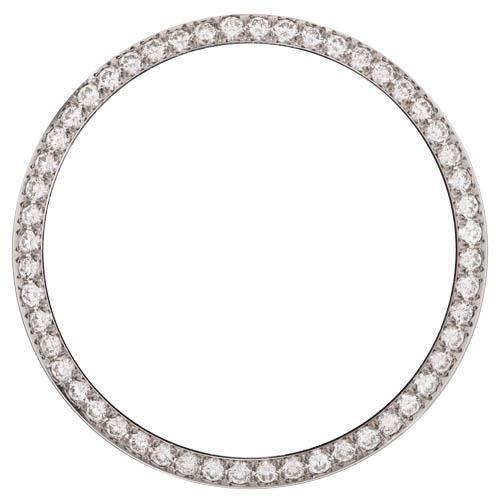 Real Custom Diamond Bezel To Fit Rolex Date 34 Mm Watch Bead Set 1.5 Ct