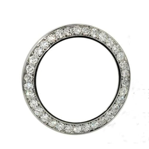 Real Custom Diamond Bezel To Fit Rolex Watch Model 278240 Round 2 Carats