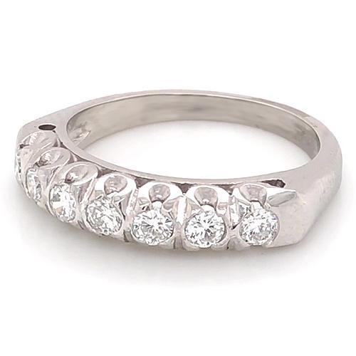 Real Diamond Anniversary Band 1.40 Carats F Vs1 White Gold Jewelry New 3