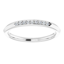 Real Diamond Anniversary Band Prong Setting 0.54 Carats Women Jewelry