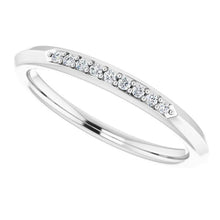 Real Diamond Anniversary Band Prong Setting 0.54 Carats Women Jewelry