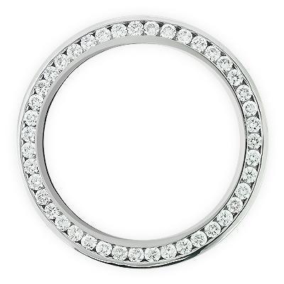 Real Diamond Bezel To Fit Rolex Datejust Or All Watch Models Custom 3 Ct. 36 mm