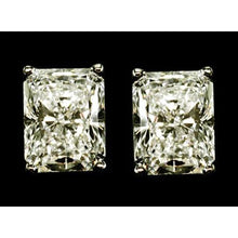 Real Diamond Earring 4 Ct. Stud White Gold Diamond Earring