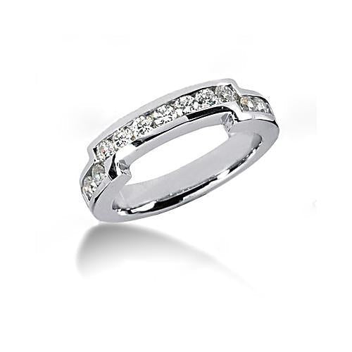 Real Diamond Engagement Set White Gold 14K New Women Jewelry