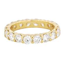 Real Diamond Eternity Wedding Band 3.60 Carats Yellow Gold Jewelry New