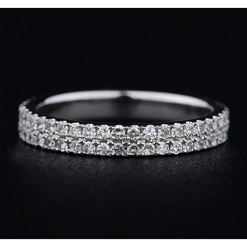 Real Diamond Eternity Wedding Band 5 Carats Ladies Jewelry New