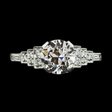 Real Diamond Old Miner Engagement Ring 14K White Gold Jewelry 3.50 Carats