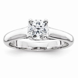 Real Diamond Solitaire Engagement Ring White Gold 1 Carat