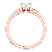 Real Diamond Solitaire Ring Split Shank 2 Carats Rose Gold3