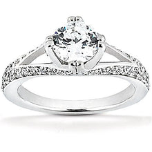 Real Diamond Solitaire Ring Women Jewelry With Accents Gold 1.75 Ct