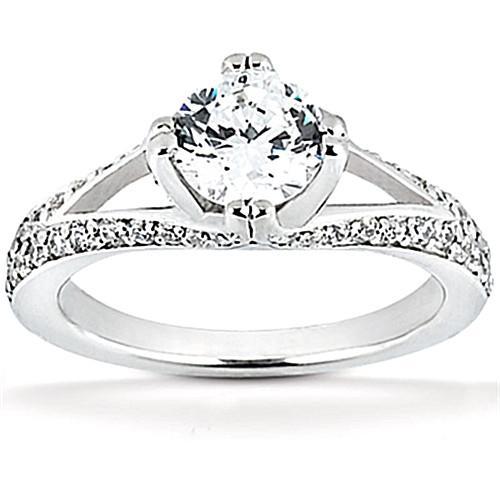 Real Diamond Solitaire Ring Women Jewelry With Accents Gold 1.75 Ct