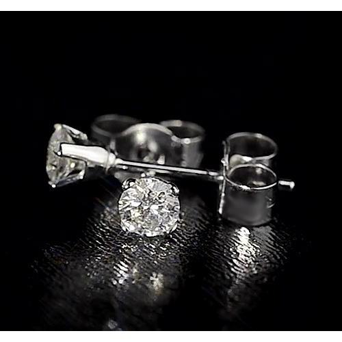 Diamond Stud Earring Crown Setting