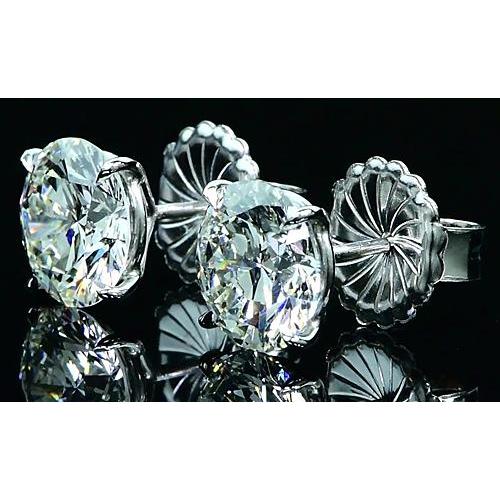 Real Diamond Stud Earrings 1.60 Carats