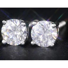 Diamond Studs 2 Carats White Gold