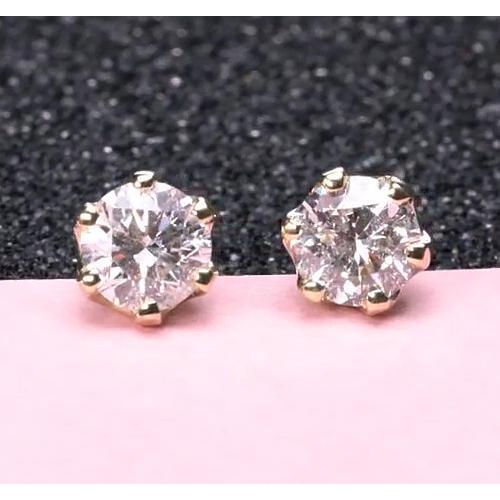 Natural Earth Mined Diamond Studs Earring 1.20 Carats