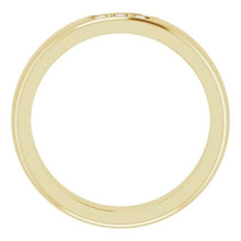  Real Diamond Three Stone Men's Ring Yellow Gold