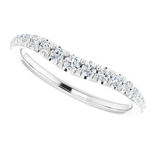 Real Diamond Wedding Band 1.50 Carats Women Jewelry White Gold 14K