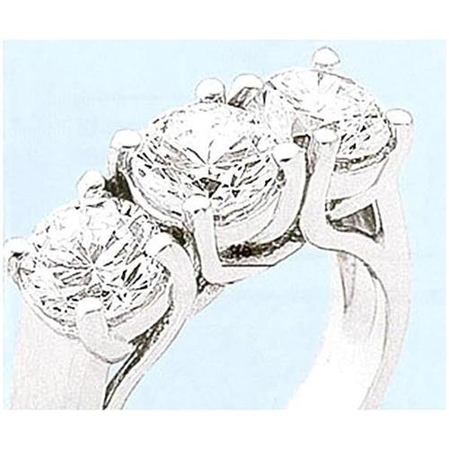 natural round diamond 1.50ct ring front view