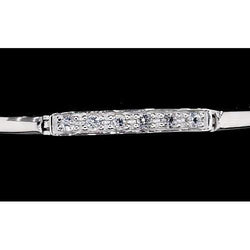 Real Diamond Women Bracelet 2 Carats White Gold 14K Jewelry New