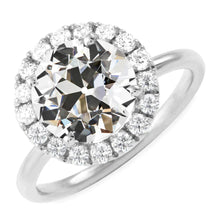Real Halo 9 Carat Round Diamond Ring