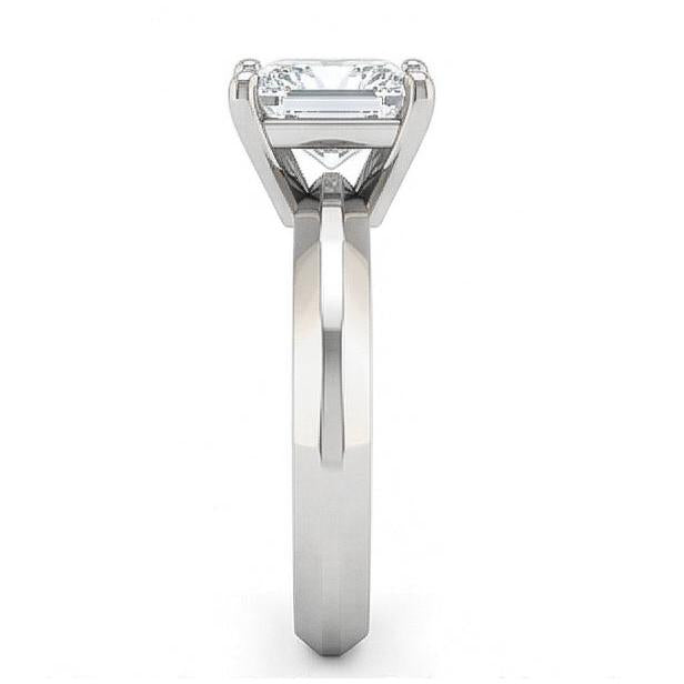 Real Natural Earth Mined DIAMOND ( NOT LAB GROWN ) Solitaire Engagement Ring 0.75 Ct. Jewellery White Gold