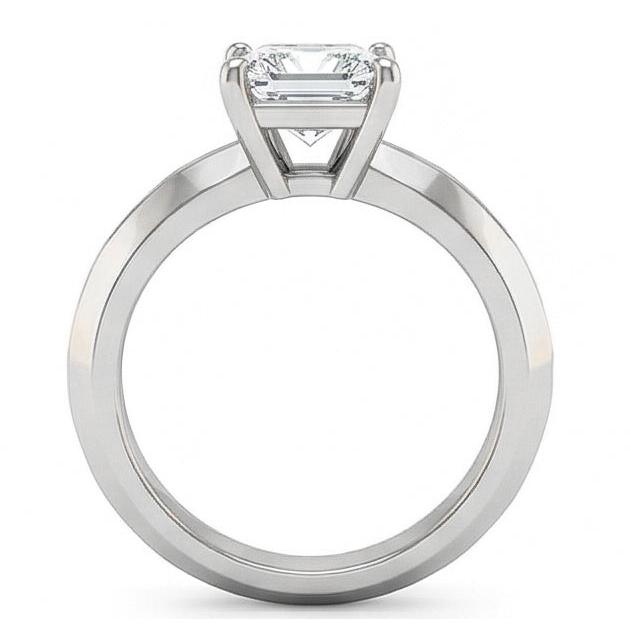 Real Natural Earth Mined DIAMOND ( NOT LAB GROWN ) Solitaire Engagement Ring 0.75 Ct. Jewellery White Gold