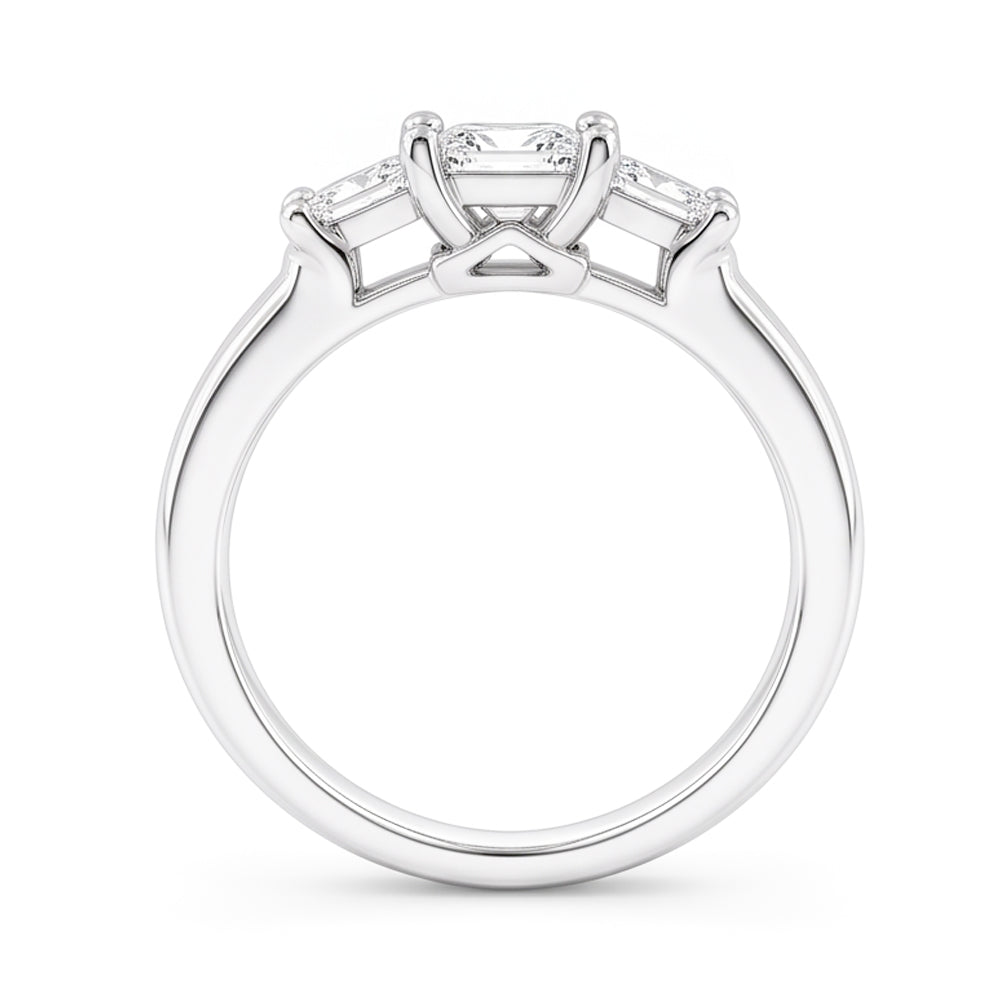 Real Natural Earth Mined DIAMOND ( NOT LAB GROWN ) Three Stone Style Ring 2.25 Carats Women Jewellery New