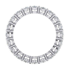 Real Oval Diamond Eternity Band Gold 14K Ladies Jewelry 4 Ct.