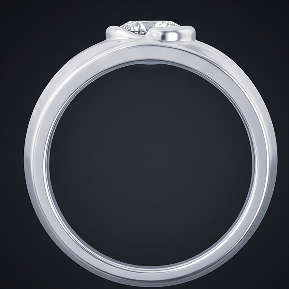Real Oval Natural Earth Mined Diamond Ring Mens Jewellery Bezel