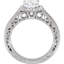 Real Round Diamond Vintage Style Halo Ring 1.66 Carats With Filigree Women Jewelry New 2