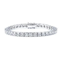 Real Round Diamond Women's Bracelet