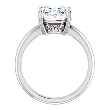 Real Solitaire Ring 4 Carats Double Claw Prong Setting Jewelry2