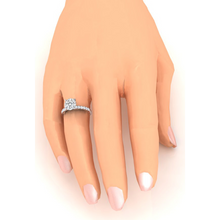 Real Diamond Engagement Ring 2.50 Carats Round Diamonds White Gold 14K