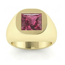Red Ruby Signet Ring