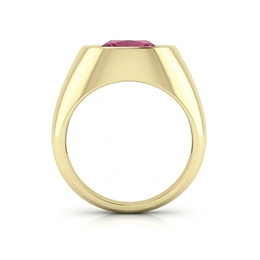 Red Ruby Signet Ring