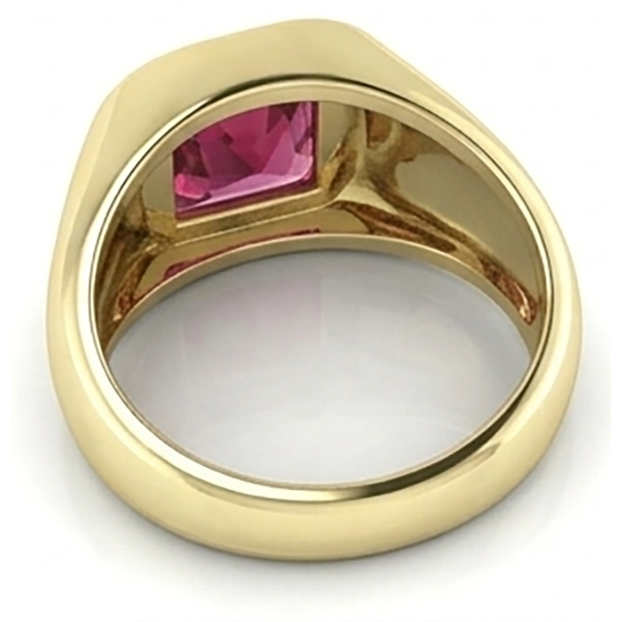 Red Ruby Signet Ring