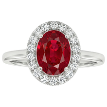 Red Ruby With Natural Earth Mined DIAMOND ( NOT LAB GROWN )s 3.75 Ct Ring 14K Gold White New