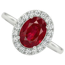 Red Ruby With Natural Earth Mined DIAMOND ( NOT LAB GROWN )s 3.75 Ct Ring 14K Gold White New