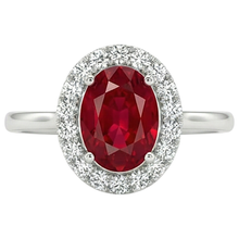 Red Ruby With Natural Earth Mined DIAMOND ( NOT LAB GROWN )s 3.75 Ct Ring 14K Gold White New