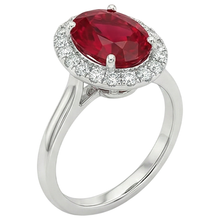 Red Ruby With Natural Earth Mined DIAMOND ( NOT LAB GROWN )s 3.75 Ct Ring 14K Gold White New