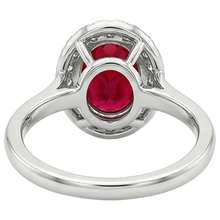 Red Ruby With Natural Earth Mined DIAMOND ( NOT LAB GROWN )s 3.75 Ct Ring 14K Gold White New