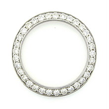 Rolex 115200 Watch Models Custom Pave Real Diamond Bezel Fits Date Model 2 Carats 34mm