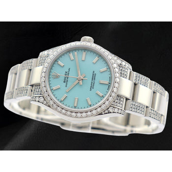 Rolex 277200 Datejust 31mm Turquoise Blue Women's Watch