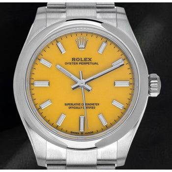 Rolex 277200 Datejust 31mm Yellow Luminous Men's Watch
