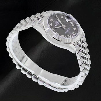 Rolex 278274 Date-just 31mm Dark Rhodium Roman Dial Watch