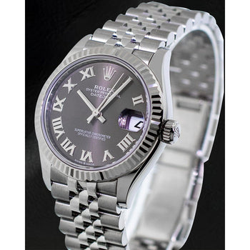 Rolex 278274 Date-just 31mm Dark Rhodium Roman Dial Watch
