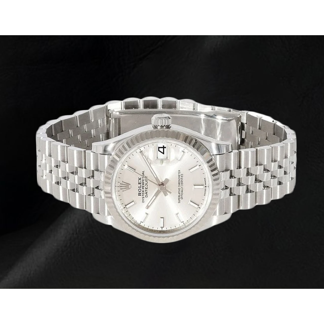 Rolex Date-just 31mm Silver Luminous Women Watch