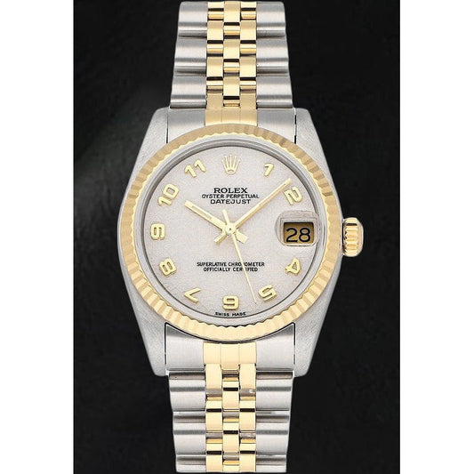 Rolex Datejust 31 68273 Pink Jubilee Two Tone Ladies Watch