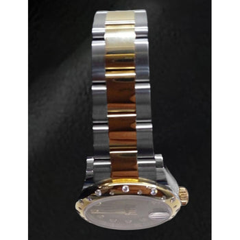 Rolex Datejust 31mm Two Tone Grey Diamond Ladies Watch